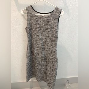 Sleveless Black & White Business Dress